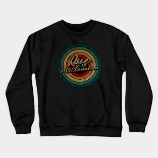 Rue McClanahan - Vintage Circle kaset Crewneck Sweatshirt